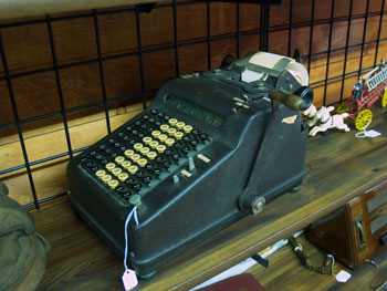 antique calculator