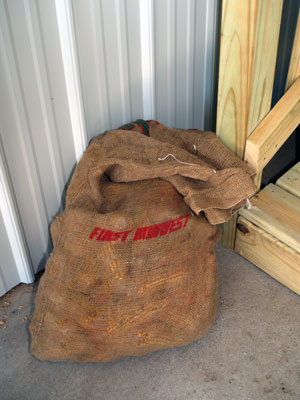 antique feed bags